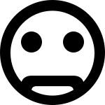 Emoji Sad Circle 555 SVG Icon